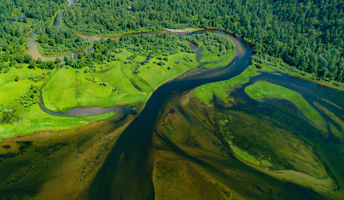 Lake Teletskoye, Russia. Photo by R. Vorobyev and T. Klimenko